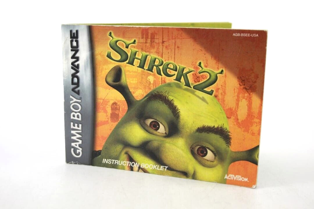 Shrek 2  - Nintendo Game Boy Advance (GBA) **MANUAL ONLY** (NTSC-U)