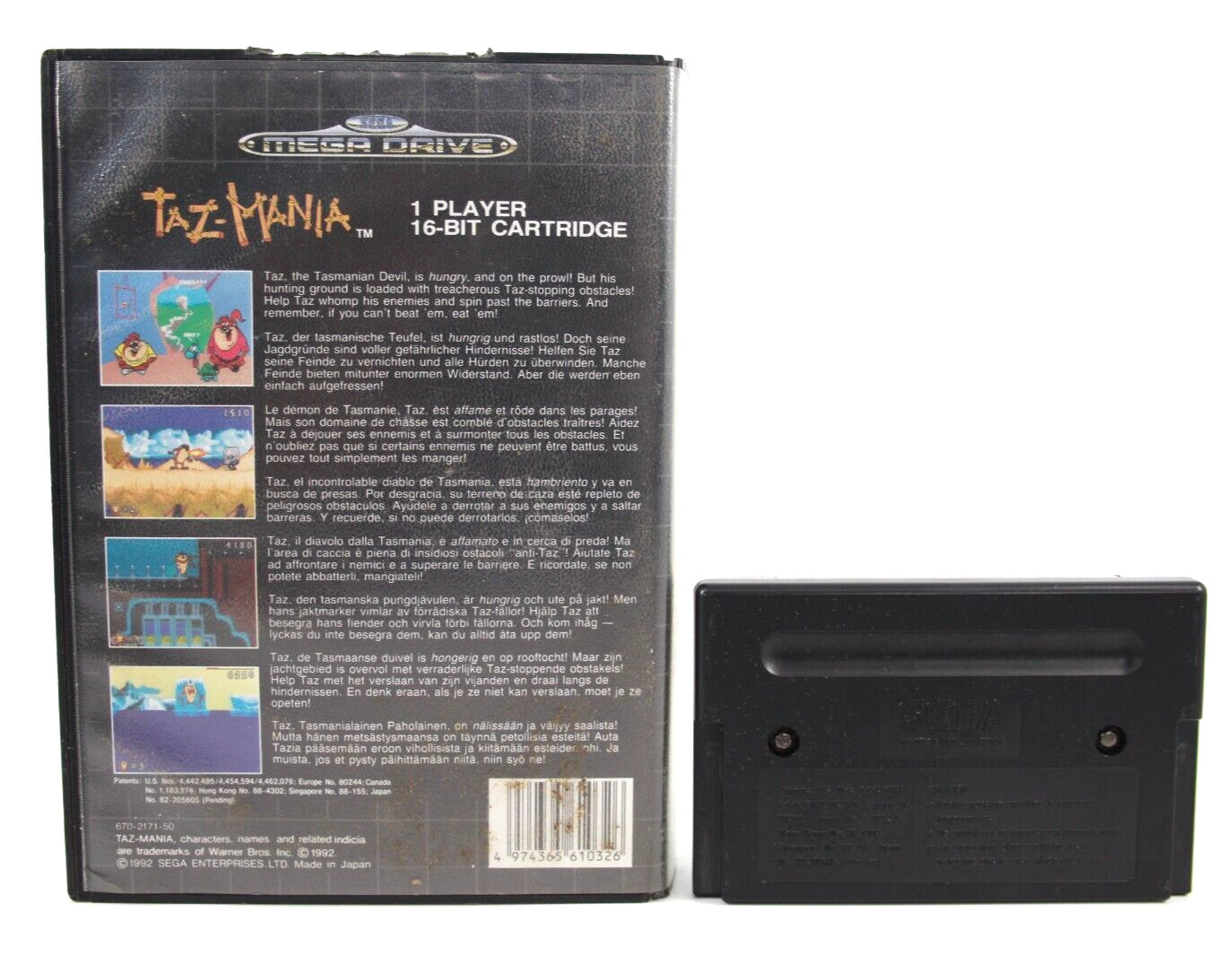Taz-Mania  - SEGA Mega Drive [PAL] - WITH WARRANTY