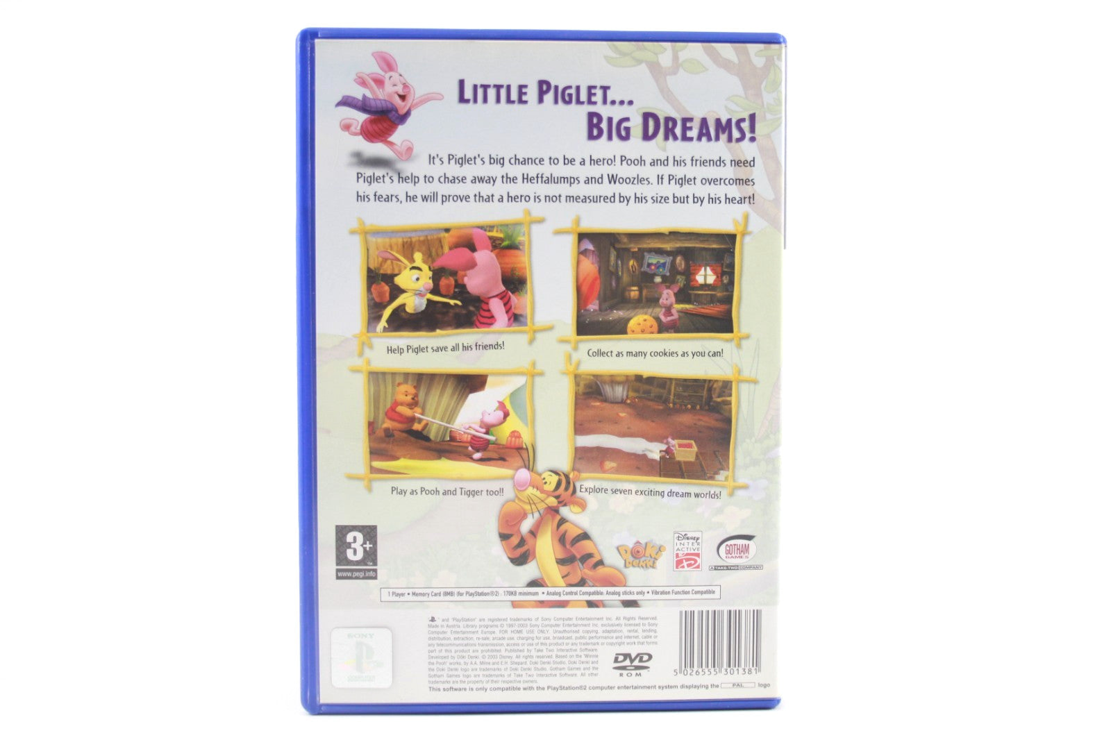 Disney's Piglet's Big Game - PlayStation 2 (PS2) [PAL] - WITH WARRANTY