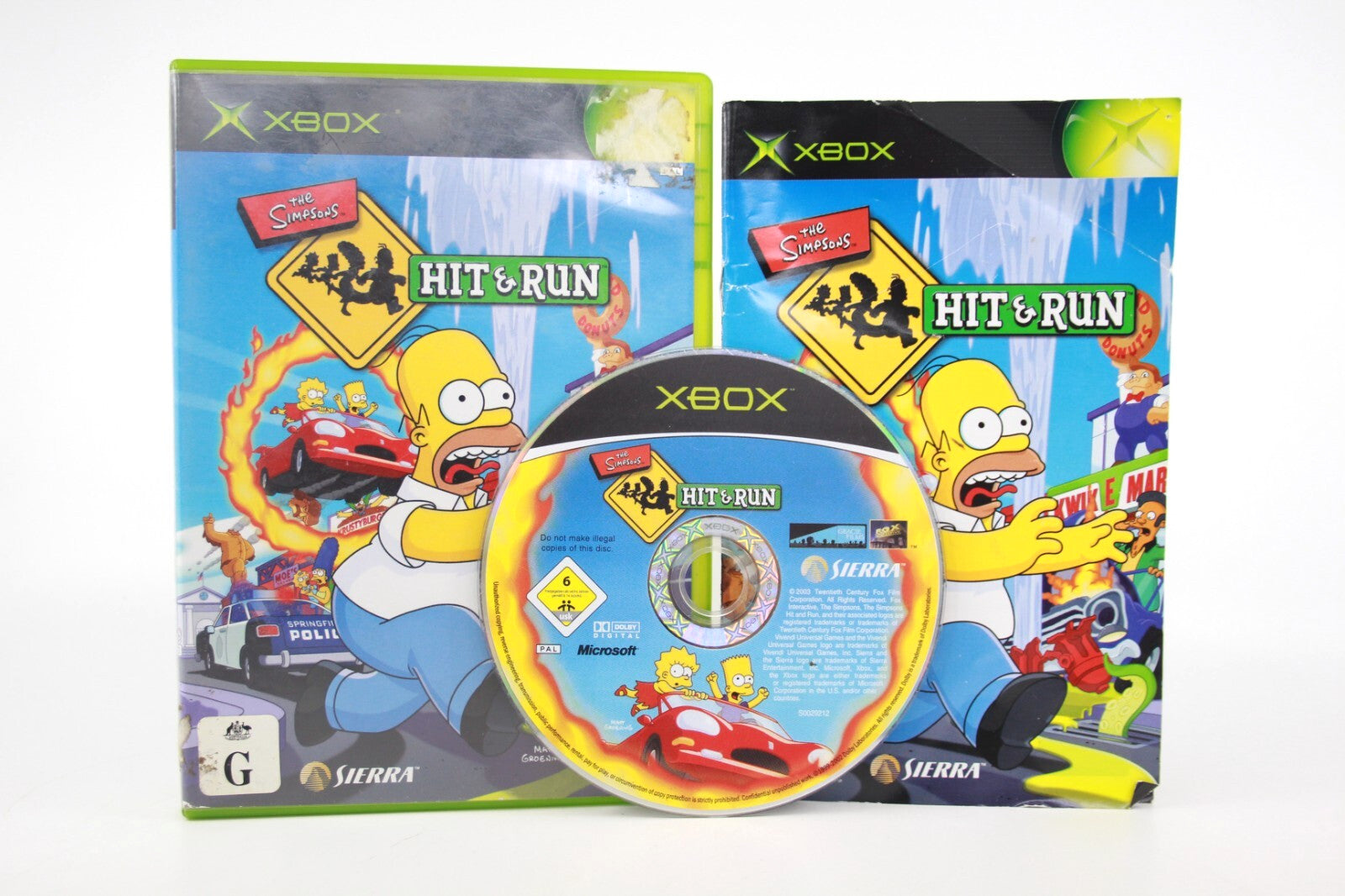 The Simpsons Hit and Run - Xbox [PAL] - WARRANTY