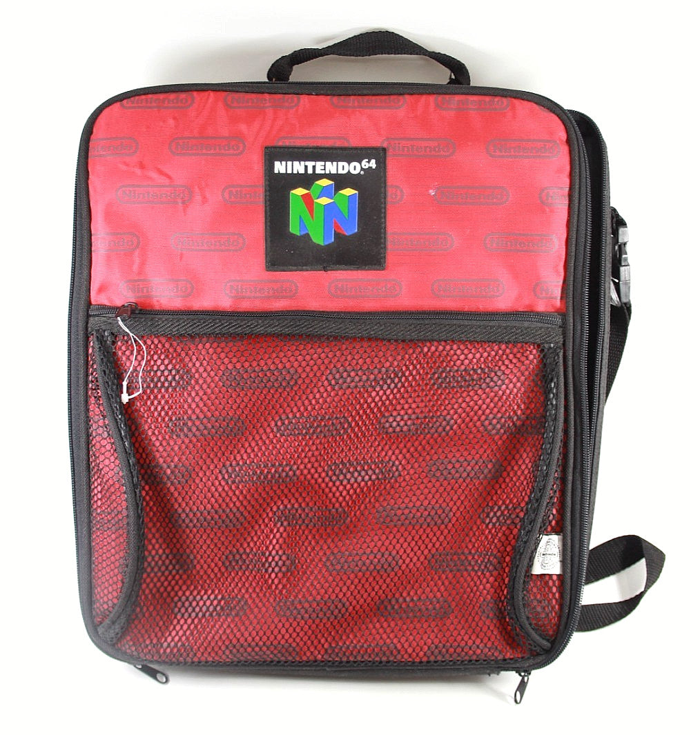 Genuine, Official Nintendo 64 (N64) Console Carry Bag Case Travel Bag (Red)