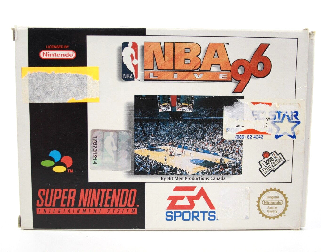 NBA Live 96 [BOX ONLY] - Super Nintendo (SNES) [PAL] - WITH WARRANTY