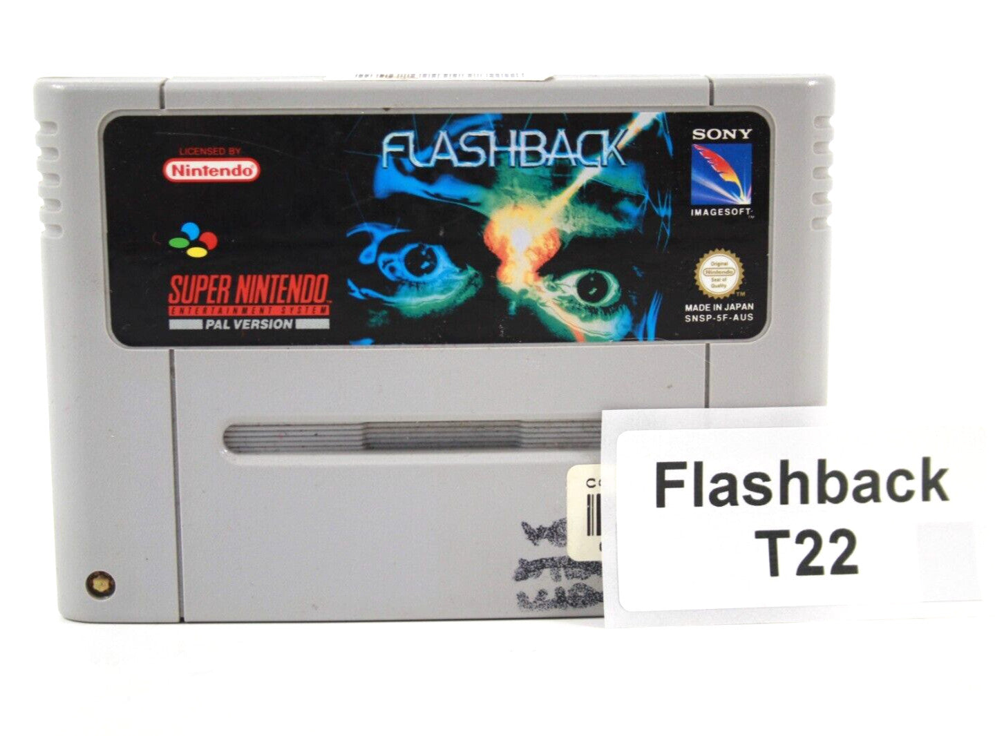 Flashback [CART ONLY] - Super Nintendo (SNES) [PAL] - WITH WARRANTY