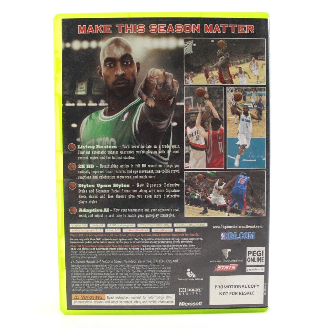 NBA 2K9 [Promotional Copy] - Xbox 360 [PAL] - WITH WARRANTY