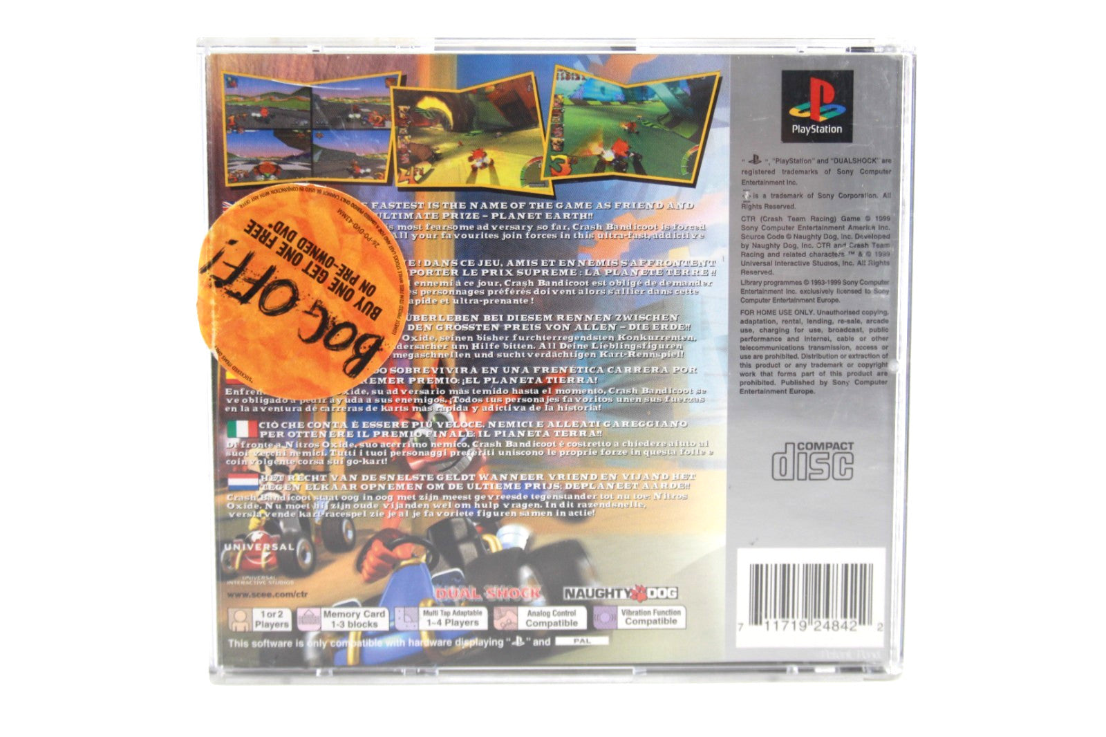 CTR: Crash Team Racing [Platinum] - PlayStation (PS1) [PAL] - WITH WARRANTY