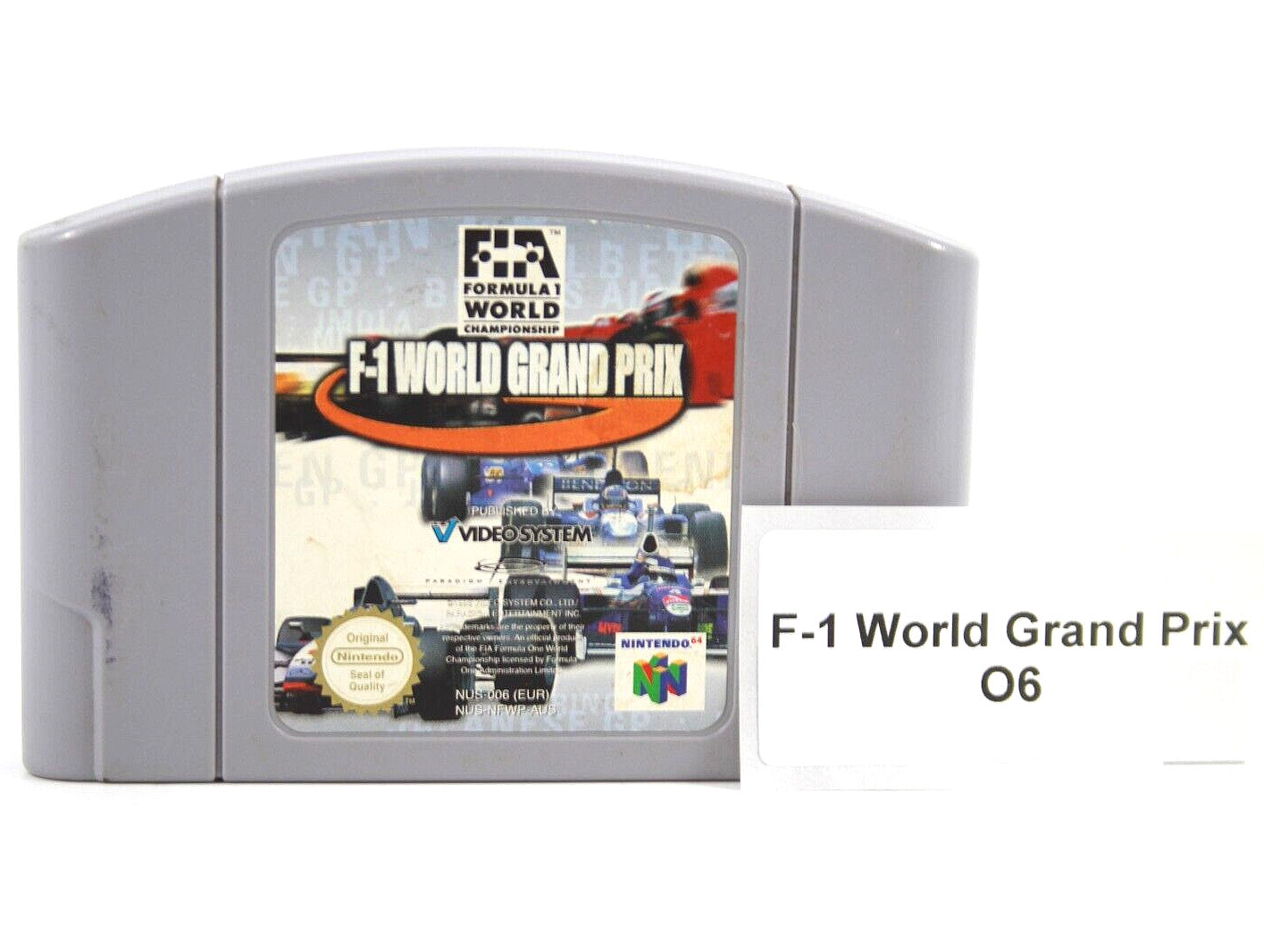 F-1 World Grand Prix [CART ONLY] - Nintendo 64 (N64) [PAL] WITH WARRANTY