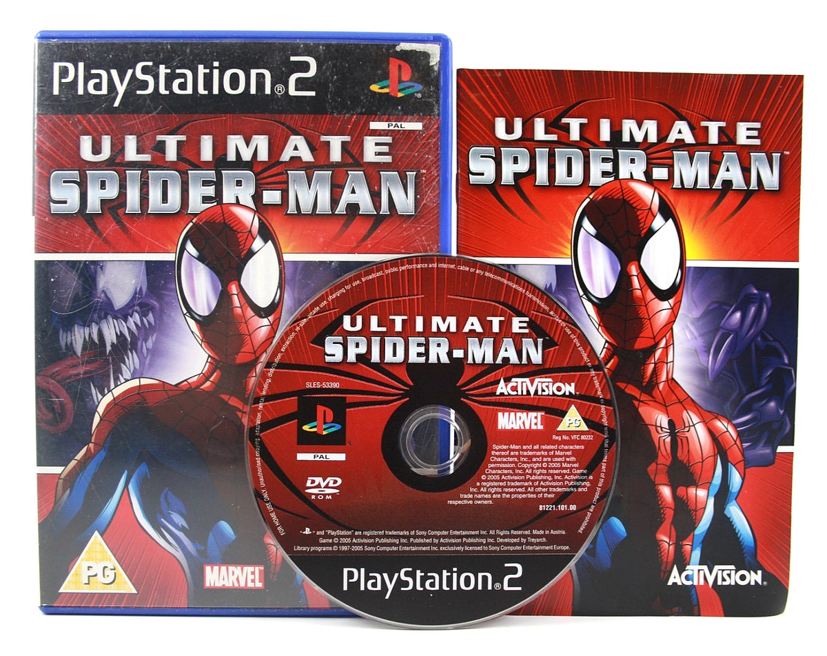 **MINT DISC** Ultimate Spider-Man (PS2) [PAL] - SpiderMan [Black Label]