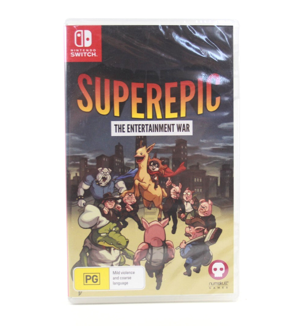 Super Epic : The Entertainment War [BRAND NEW/SEALED] - Nintendo Switch [PAL]