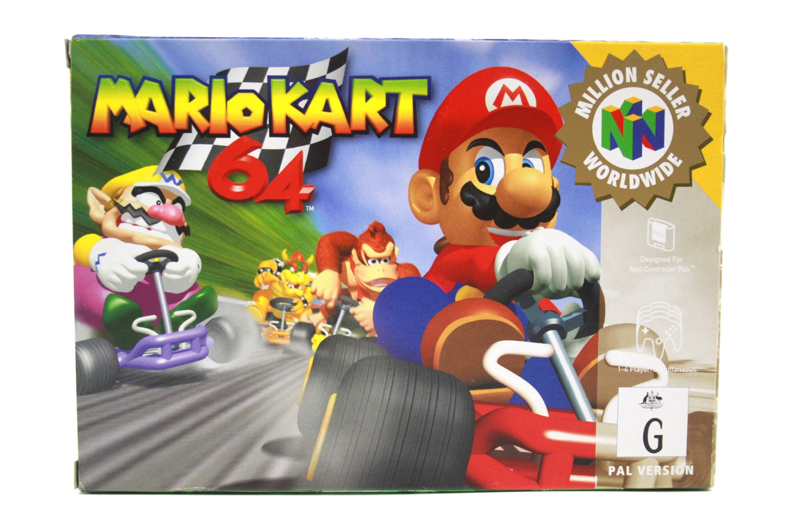 🔥 *NEAR MINT* Mario Kart 64 - Nintendo 64 (N64) [PAL] *COMPLETE IN BOX* 🎮