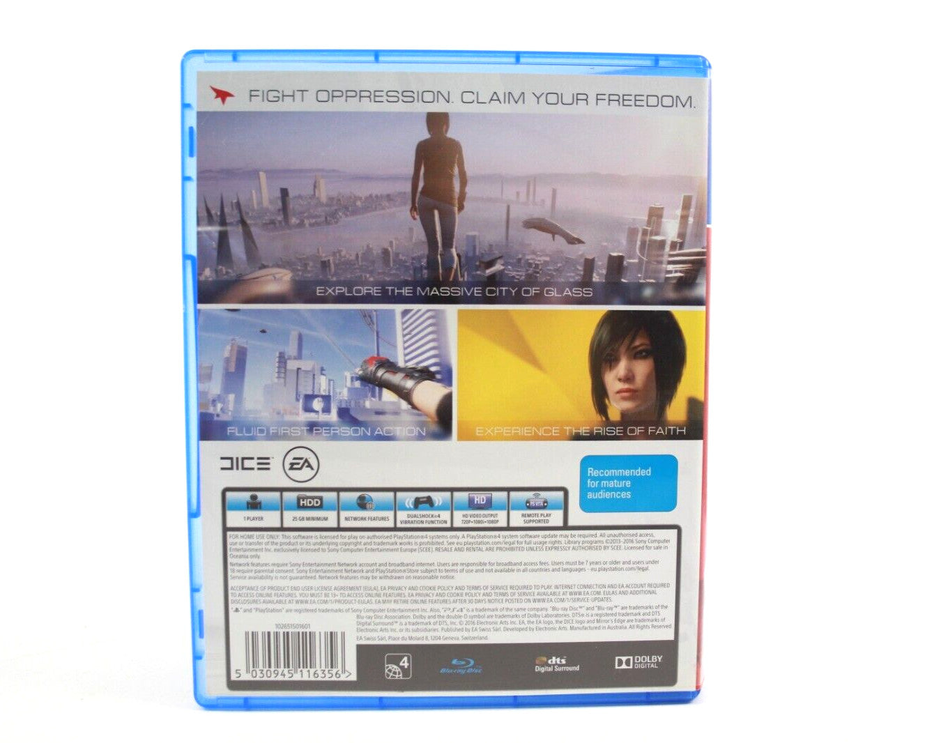 Mirror's Edge : Catalyst - PlayStation 4 (PS4) [PAL] - WITH WARRANTY