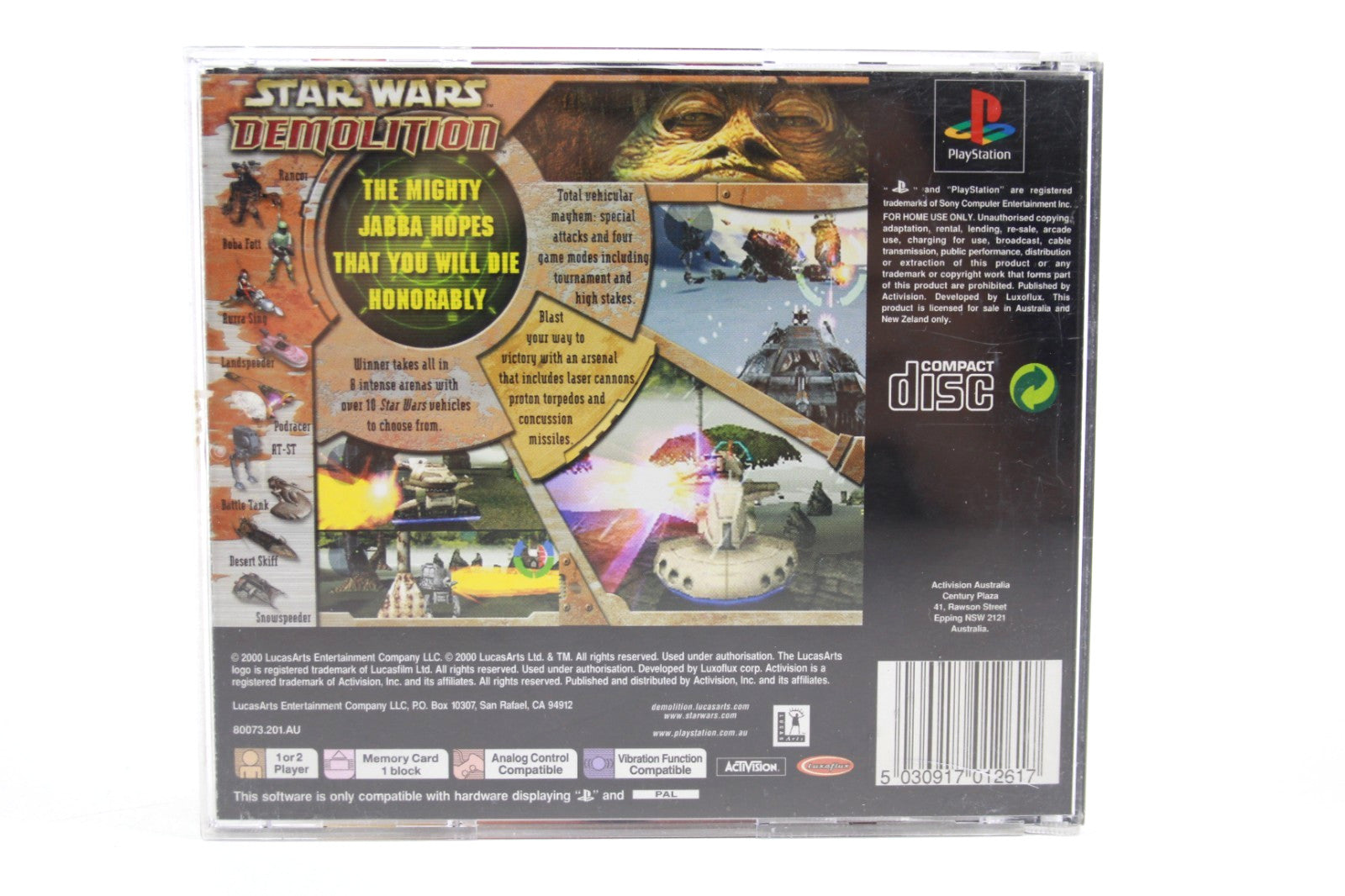Star Wars: Demolition - PlayStation 1 (PS1) [PAL] - WITH WARRANTY