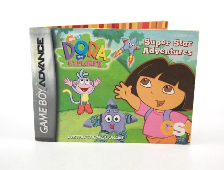 Dora The Explorer Super Star Adventures - Game Boy Advance (GBA) *MANUAL ONLY*