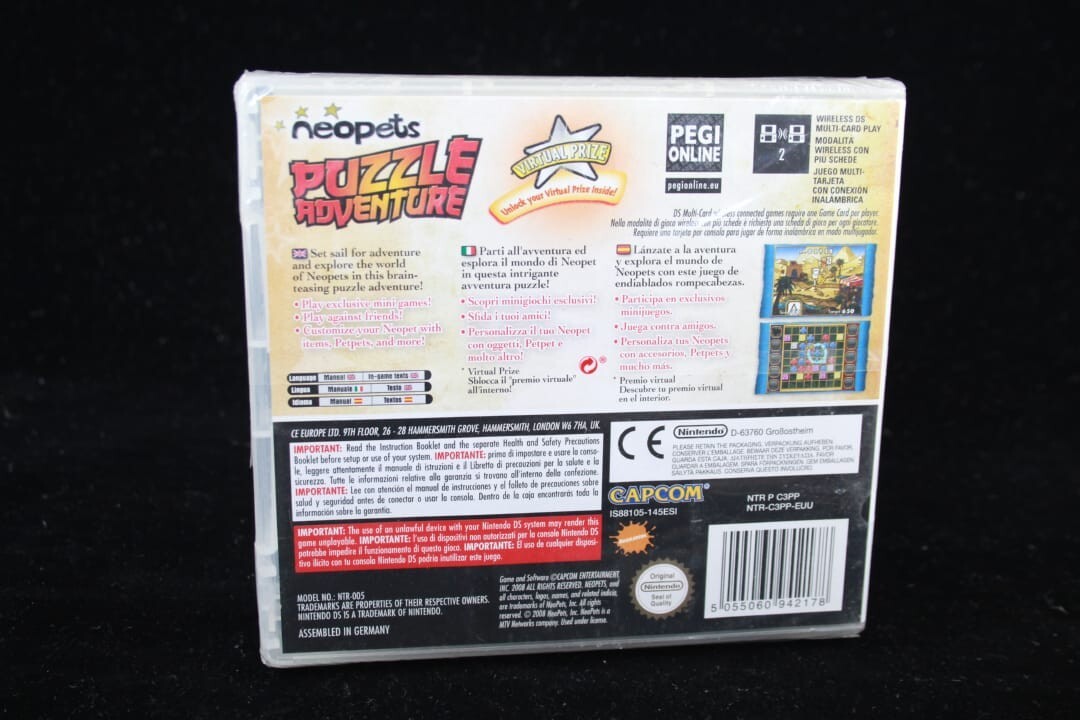 Neopets Puzzle Adventure - Nintendo DS [PAL] *Brand New/Sealed*