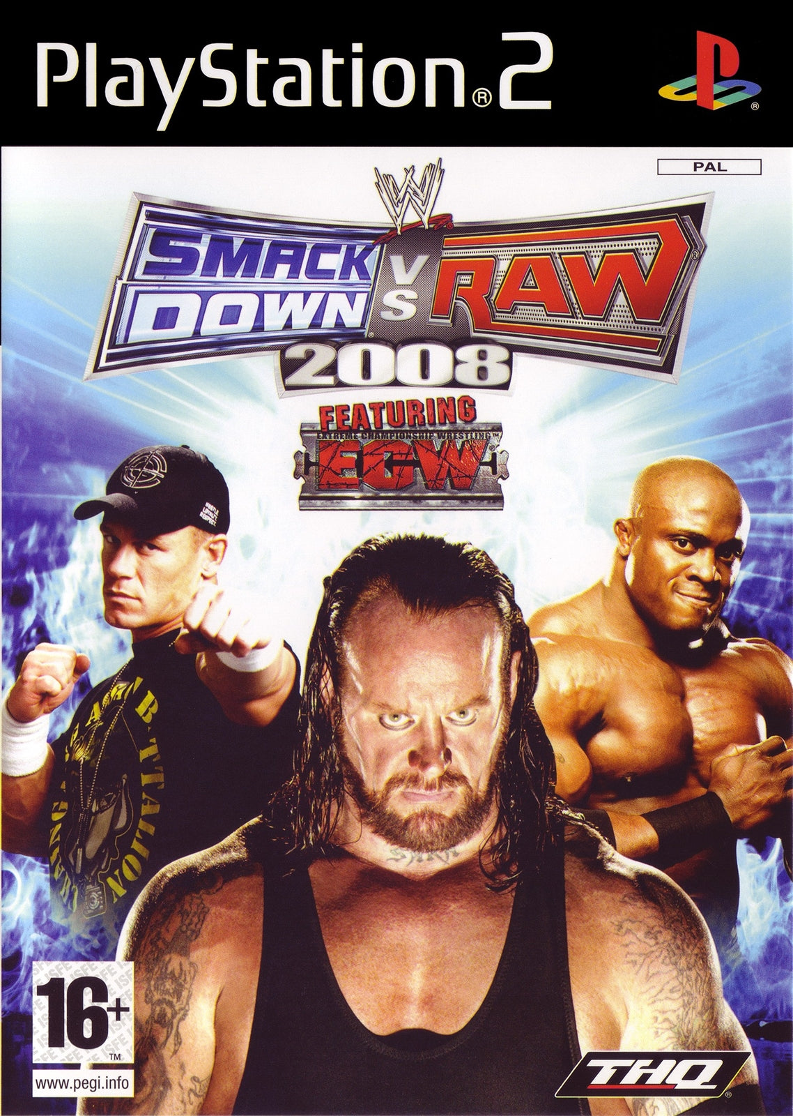 WWE SmackDown vs. Raw 2008 [DISC ONLY] (PS2) [PAL] - WITH WARRANTY - vs