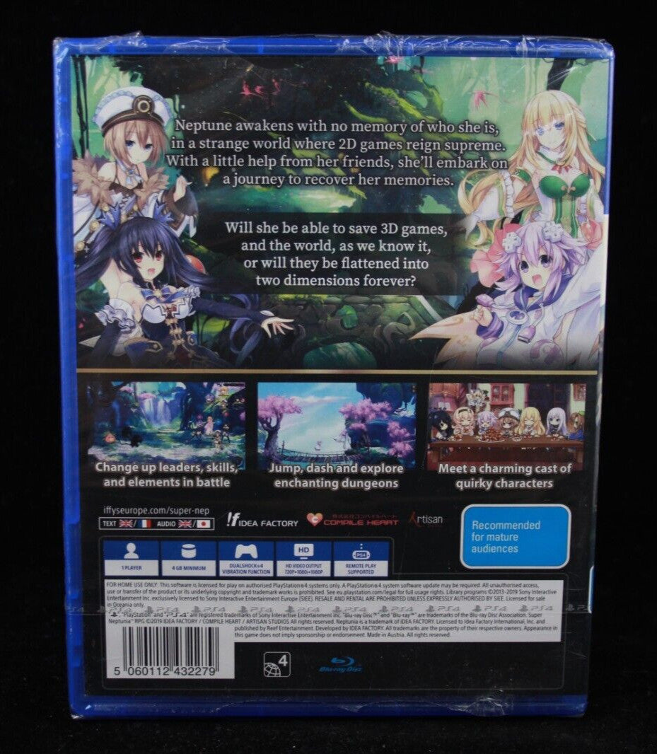 Super Neptunia RPG [BRAND NEW/SEALED] - PlayStation 4 (PS4) [PAL]