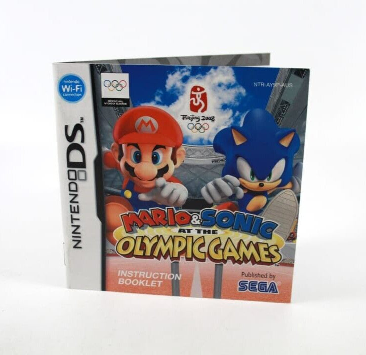 Mario and Sonic at the Olympic Games - Nintendo DS (DS) ***Manual Only***