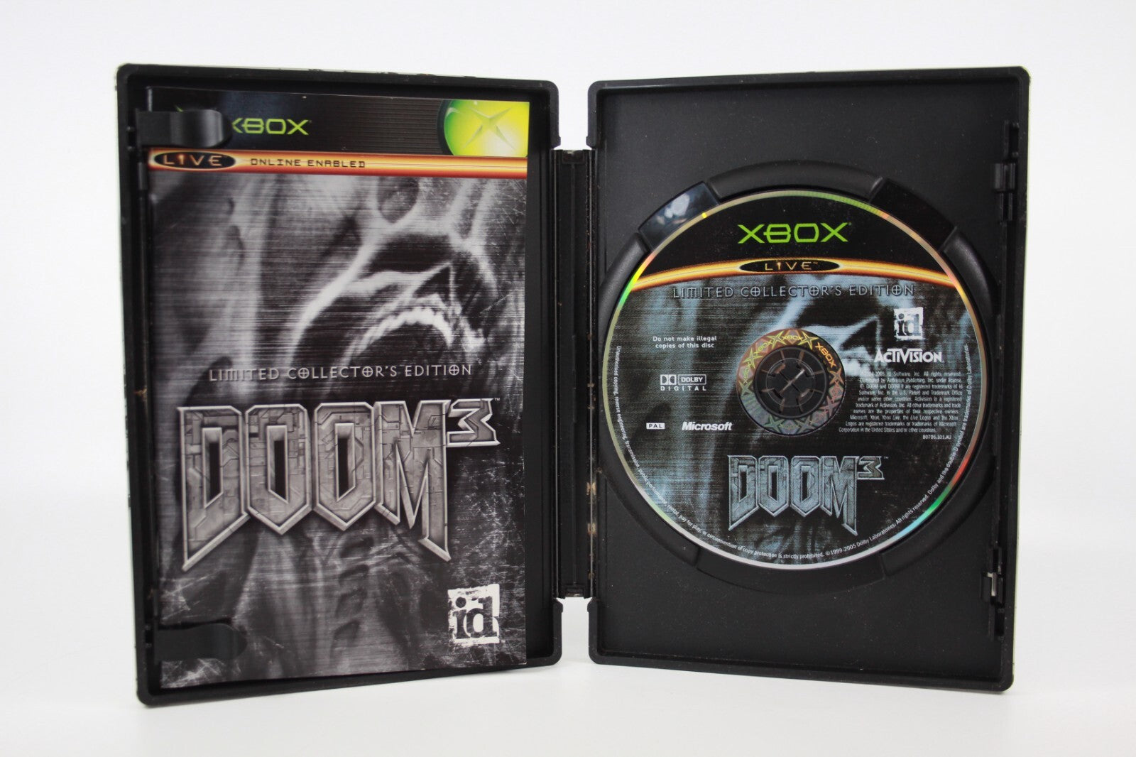 Doom 3 Limited Collectors Edition Steel Book - Xbox Original [PAL] WITH WARRANTY