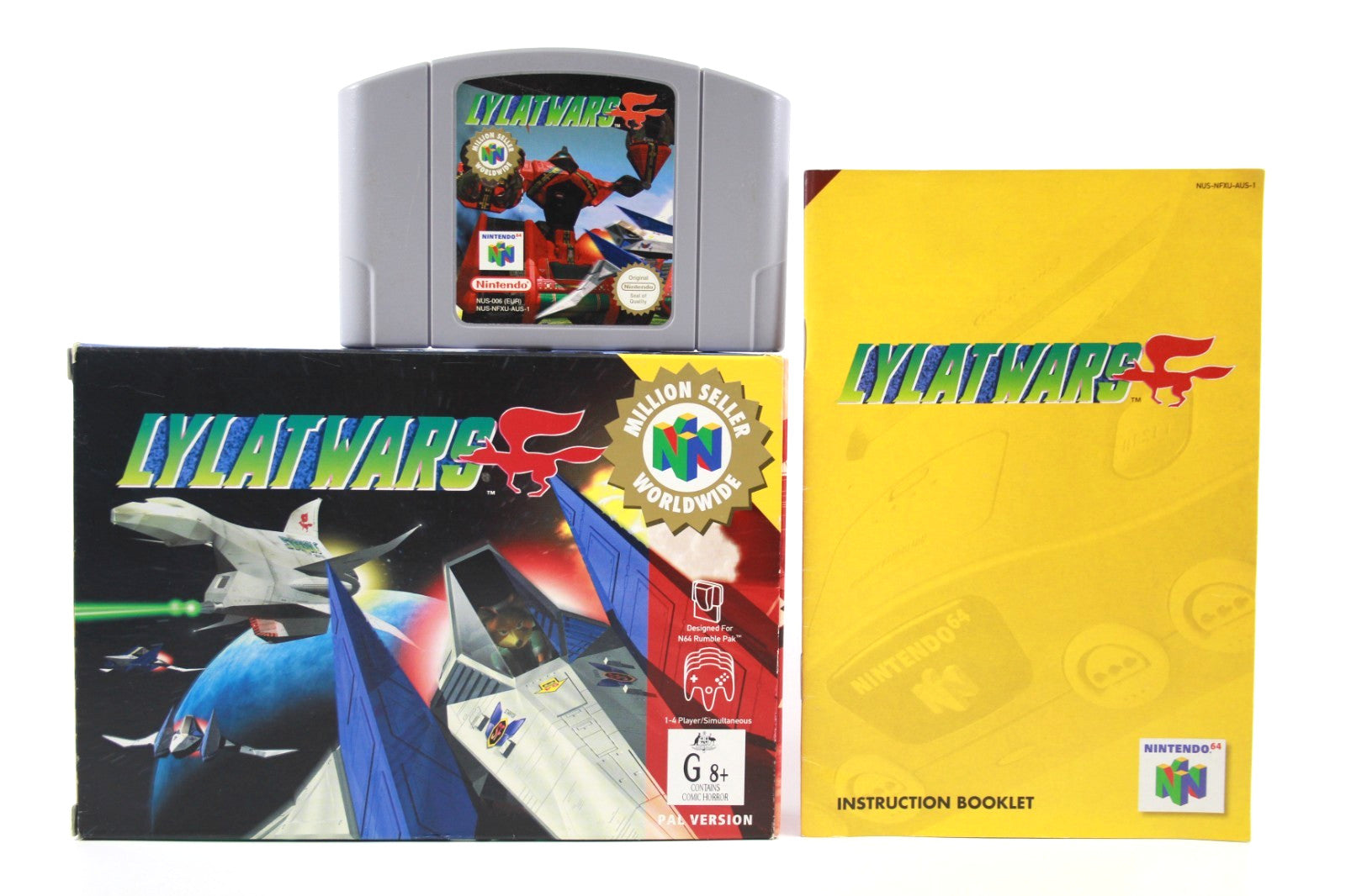 🔥 *NEAR MINT* Lylat Wars - Nintendo 64 (N64) [PAL] *COMPLETE IN BOX* 🎮