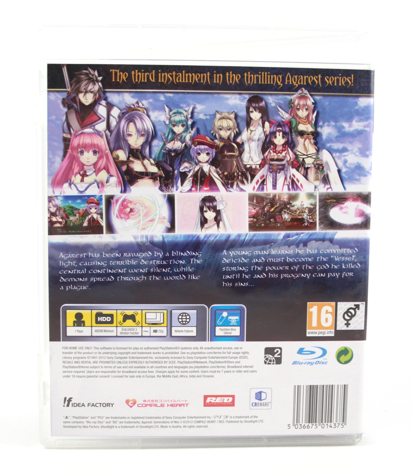 Agarest 2 Generations of War (PS3) [PAL] - WITH WARRANTY