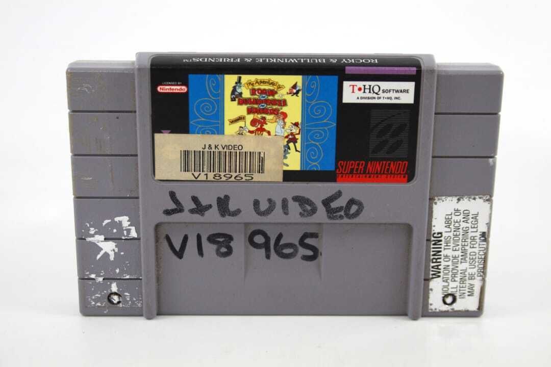 Rocky & Bullwinkle & Friends (SNES) [NTSC] - WITH WARRANTY