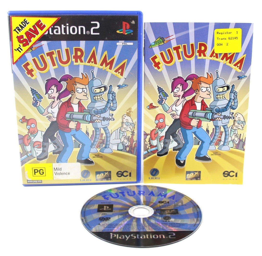 Futurama - PlayStation 2 (PS2) [PAL] - WITH WARRANTY