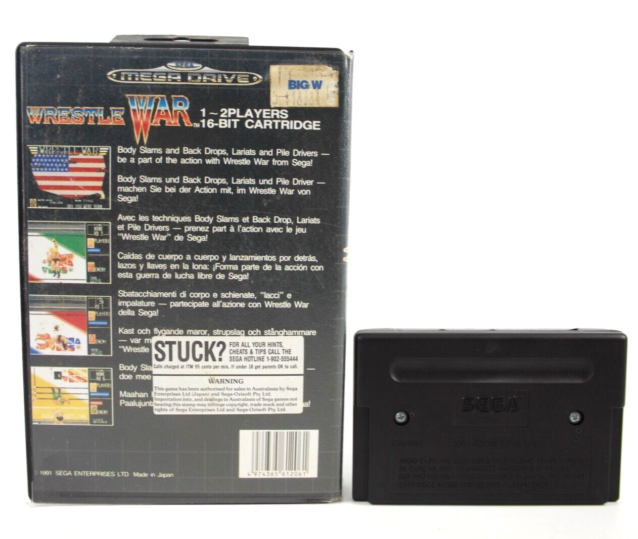 Wrestle War - SEGA Mega Drive [PAL] - WITH WARRANTY