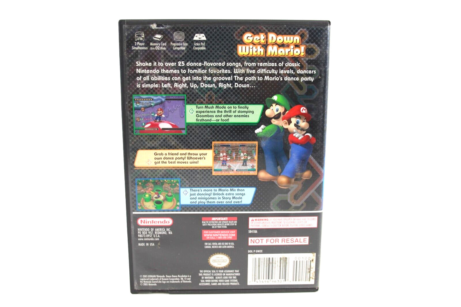 Dance Dance Revolution Mario Mix - Nintendo GameCube [NTSC-U] - WITH WARRANTY