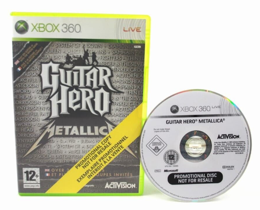 Guitar Hero: Metallica Promotional Copy - Xbox 360 [PAL] - WITH WARRANTY