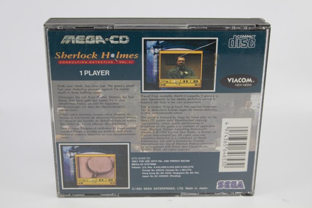 Sherlock Holmes: Consulting Detective Vol. II (Sega Mega-CD) [PAL] - Vol