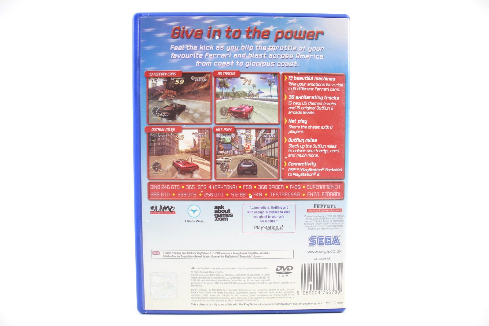 OutRun 2006 Coast 2 Coast - PlayStation 2 (PS2) [PAL] - WITH WARRANTY