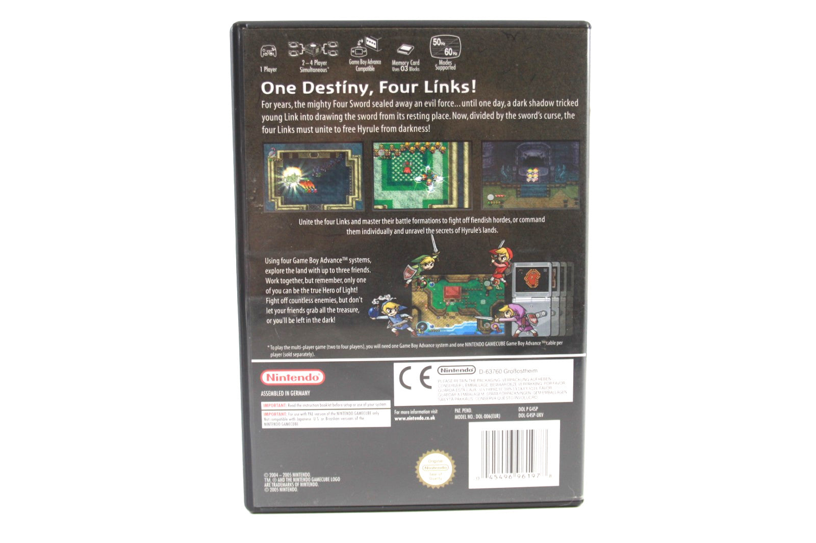 The Legend of Zelda: Four Swords Adventure - Nintendo GameCube [PAL] - WARRANTY