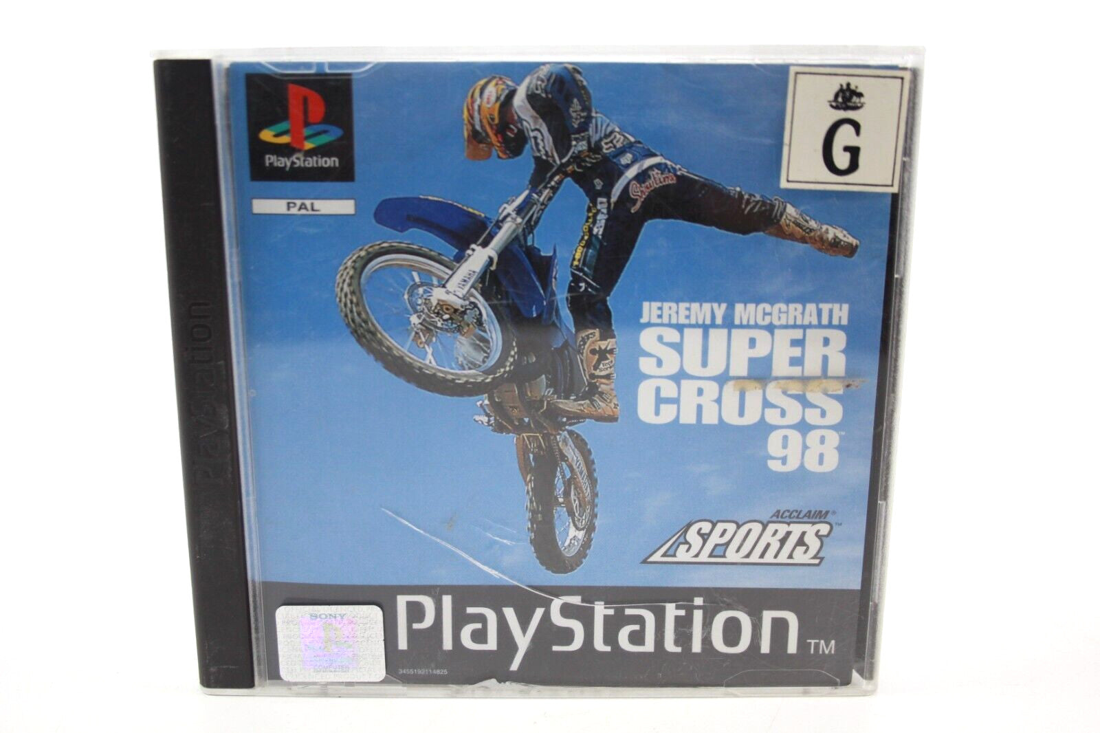 Jeremy McGrath Super Cross 98 - PlayStation 1 (PS1) [PAL] - WITH WARRANTY