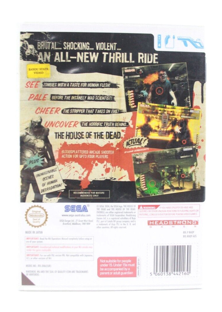 House of the Dead Overkill Collectors Edition - Nintendo Wii [PAL] WITH WARRANTY