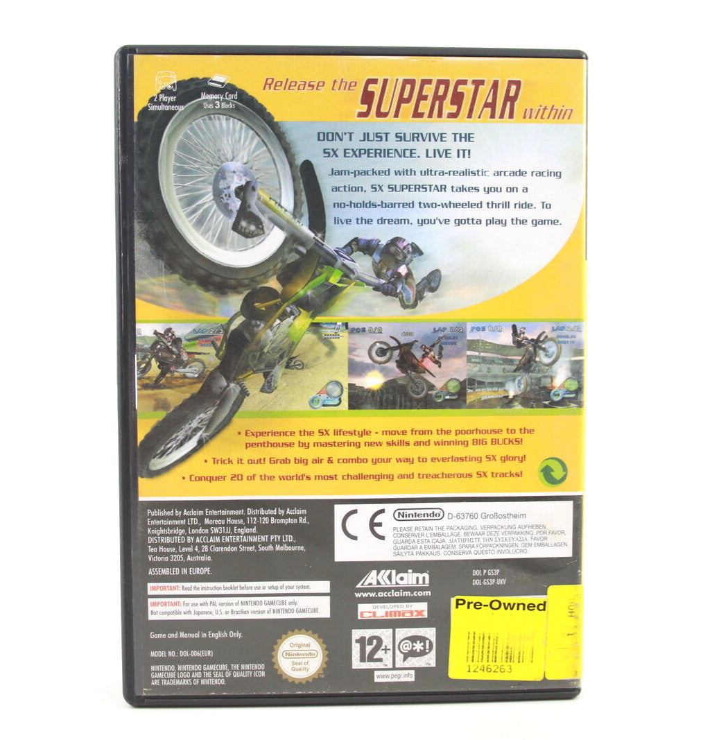 SX Superstar (GameCube) [PAL] - WITH WARRANTY