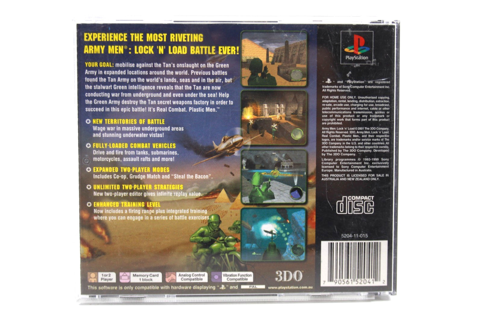 Army Men Lock 'N' Load - PlayStation (PS1) [PAL] - WITH WARRANTY