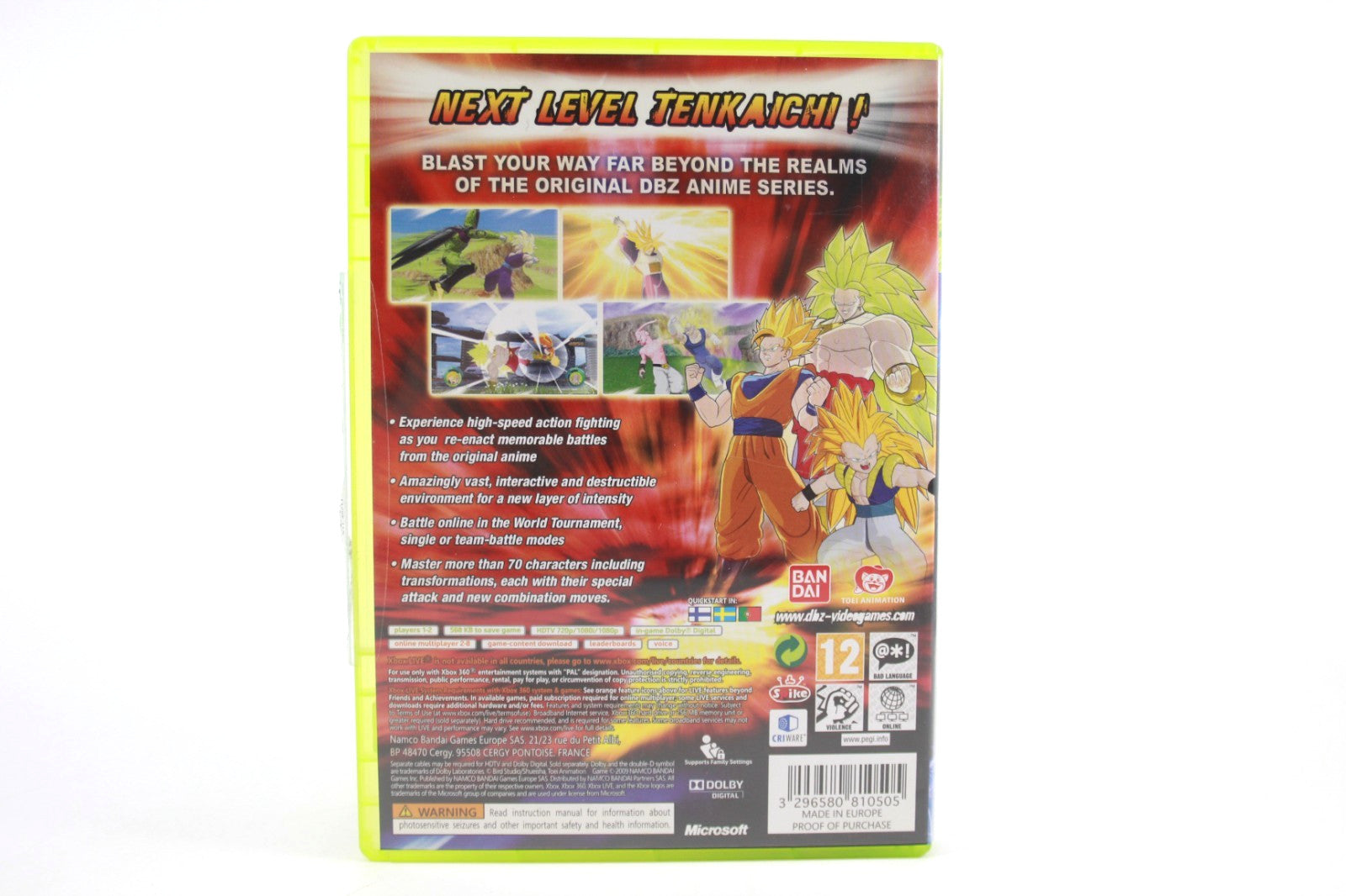 Dragon Ball Raging Blast - Xbox 360 [PAL] - WITH WARRANTY