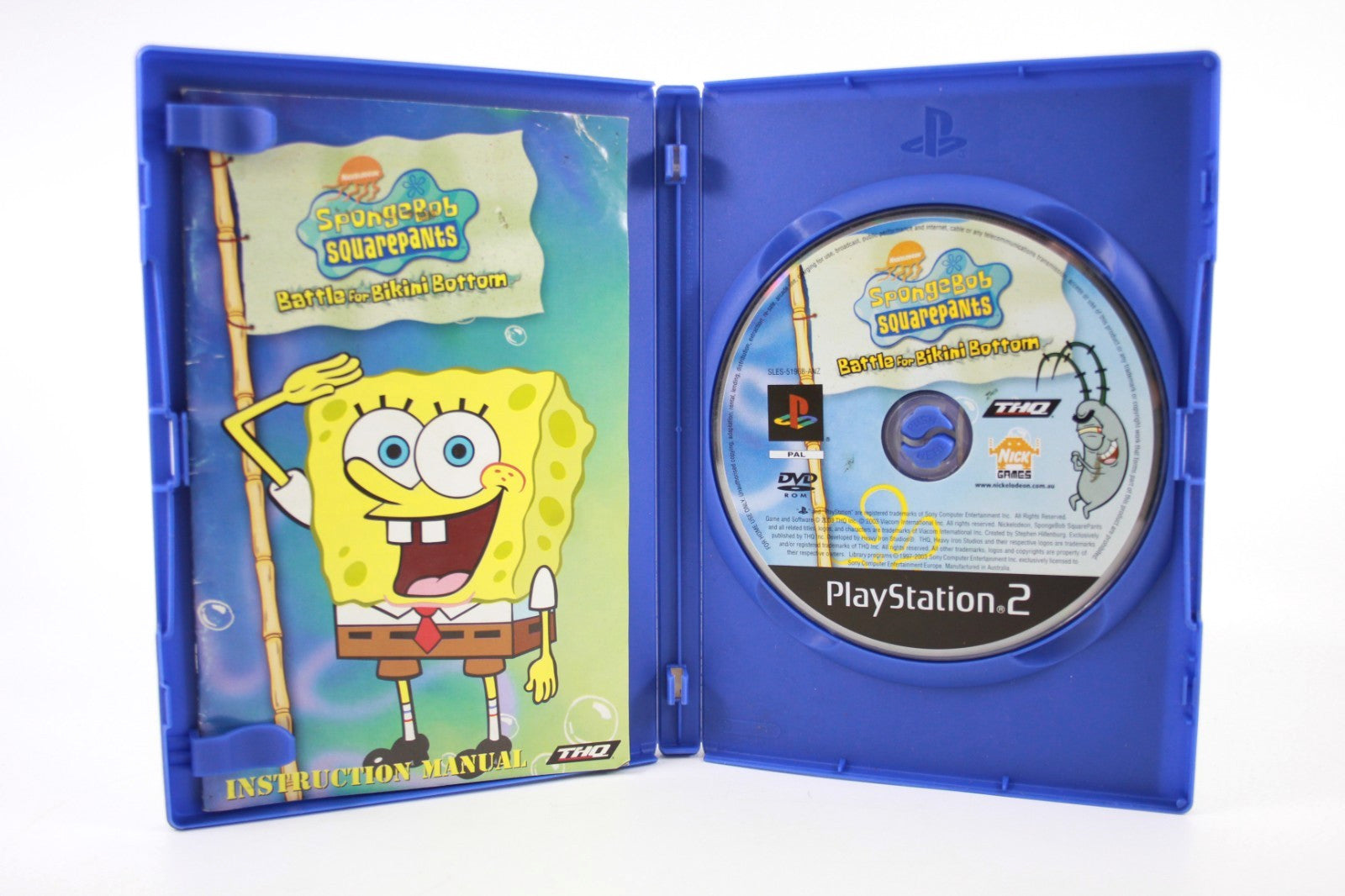 Spongebob Squarepants: Battle For Bikini Bottom - PlayStation 2 (PS2) [PAL]