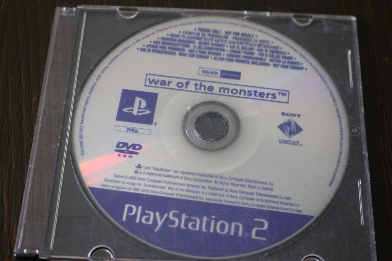War of the Monsters (Promo) (PS2) [PAL] - WITH WARRANTY