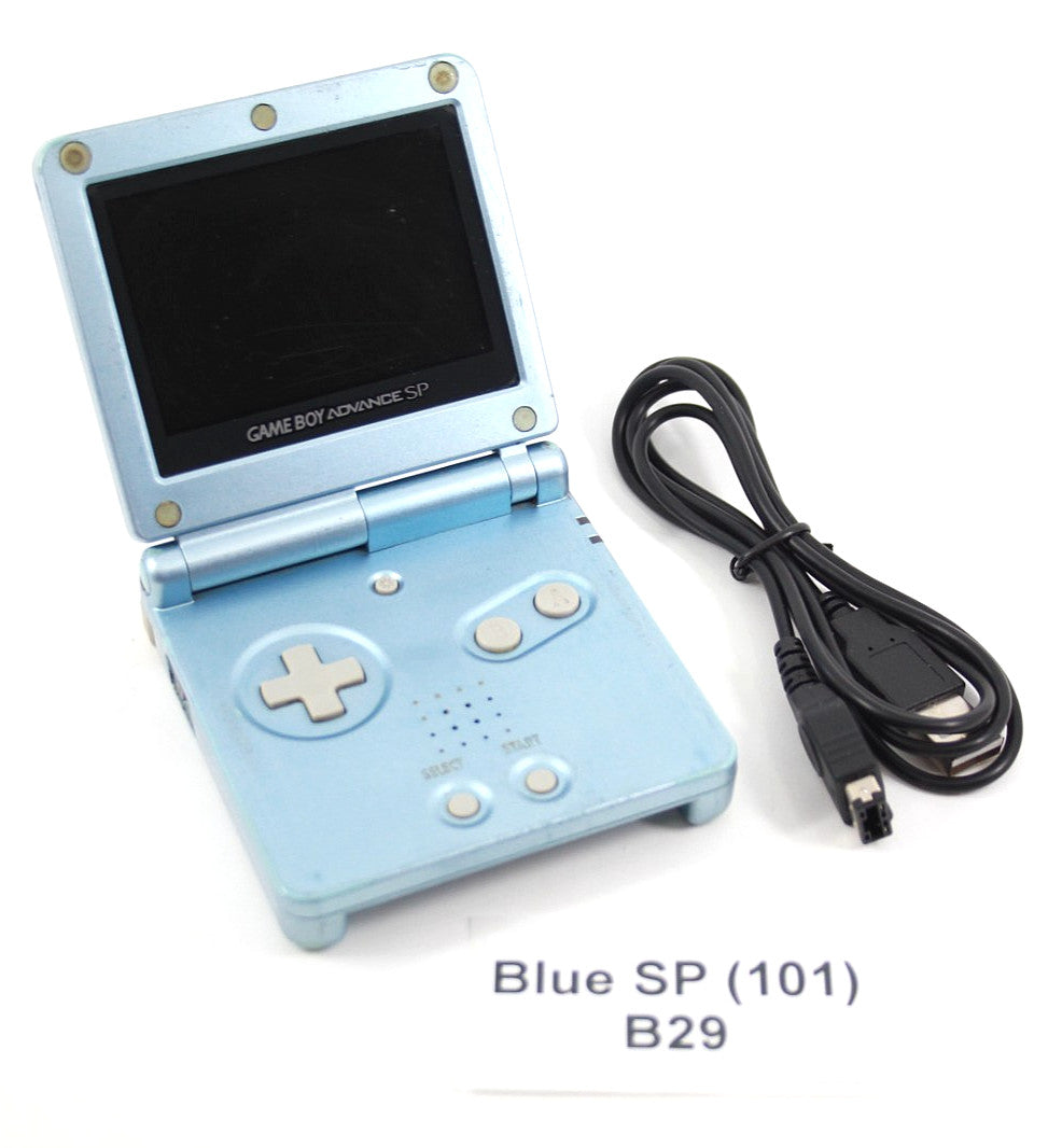 💥AGS-101💥 Official Nintendo Game Boy Advance SP Console [Pearl Blue] GBA 🎮