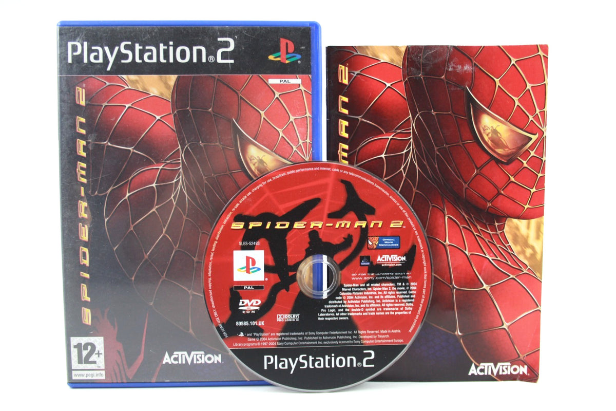**MINT DISC** Spider-Man 2 (PS2) [PAL] - WITH WARRANTY - SpiderMan [Black Label]