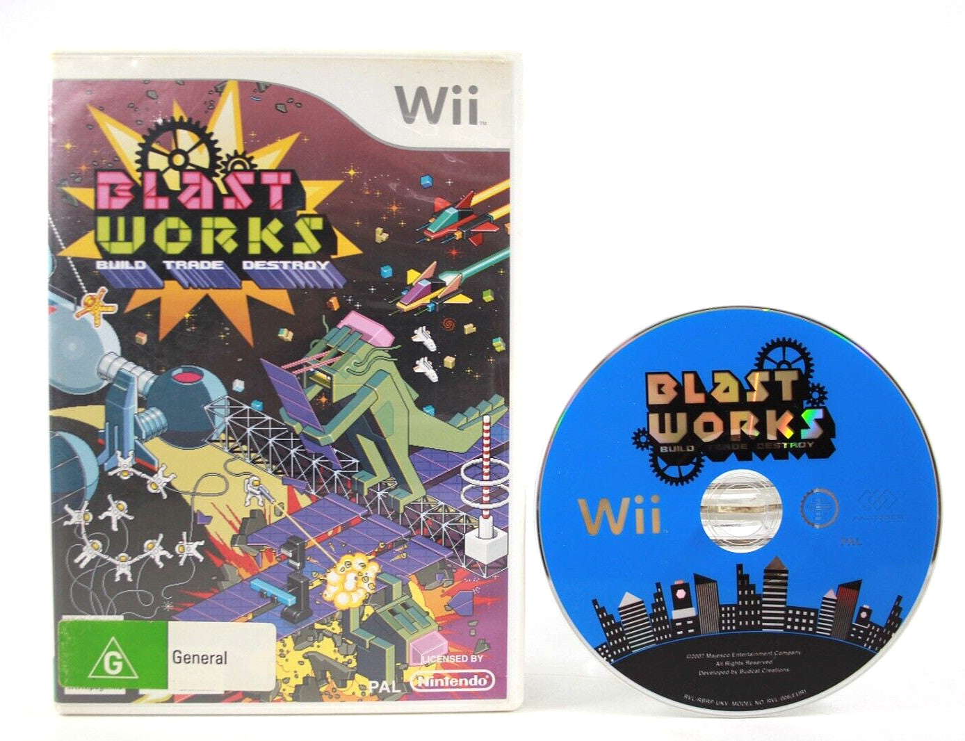 Blast Works Build Trade Destroy - Nintendo Wii [PAL] - WITH WARRANTY