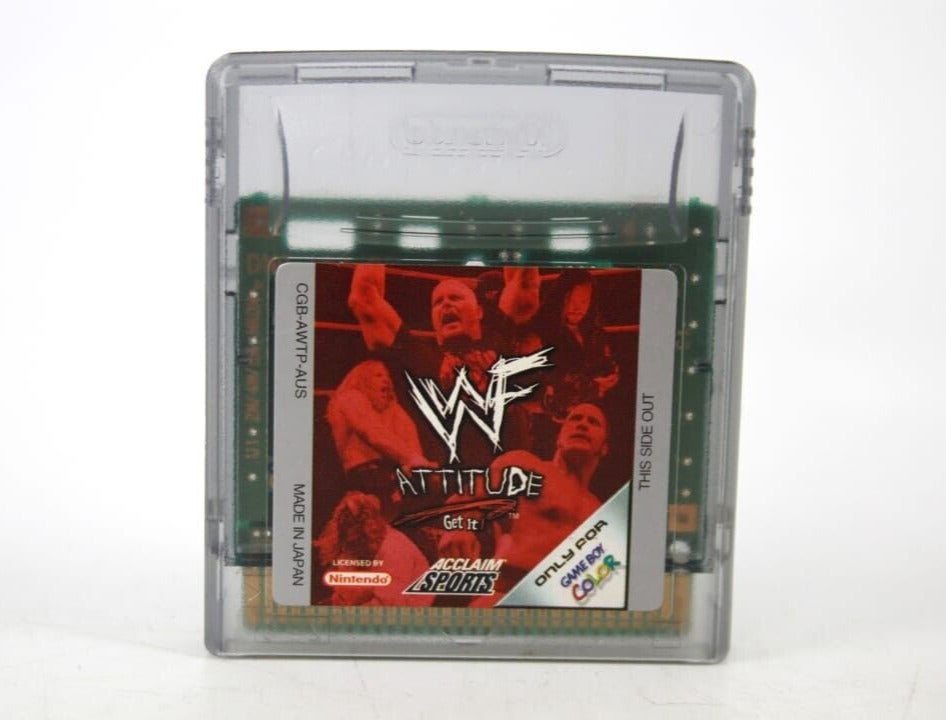WWF WF Attitude Get It - (Game Boy Color) [PAL] - WITH WARRANTY - GBC
