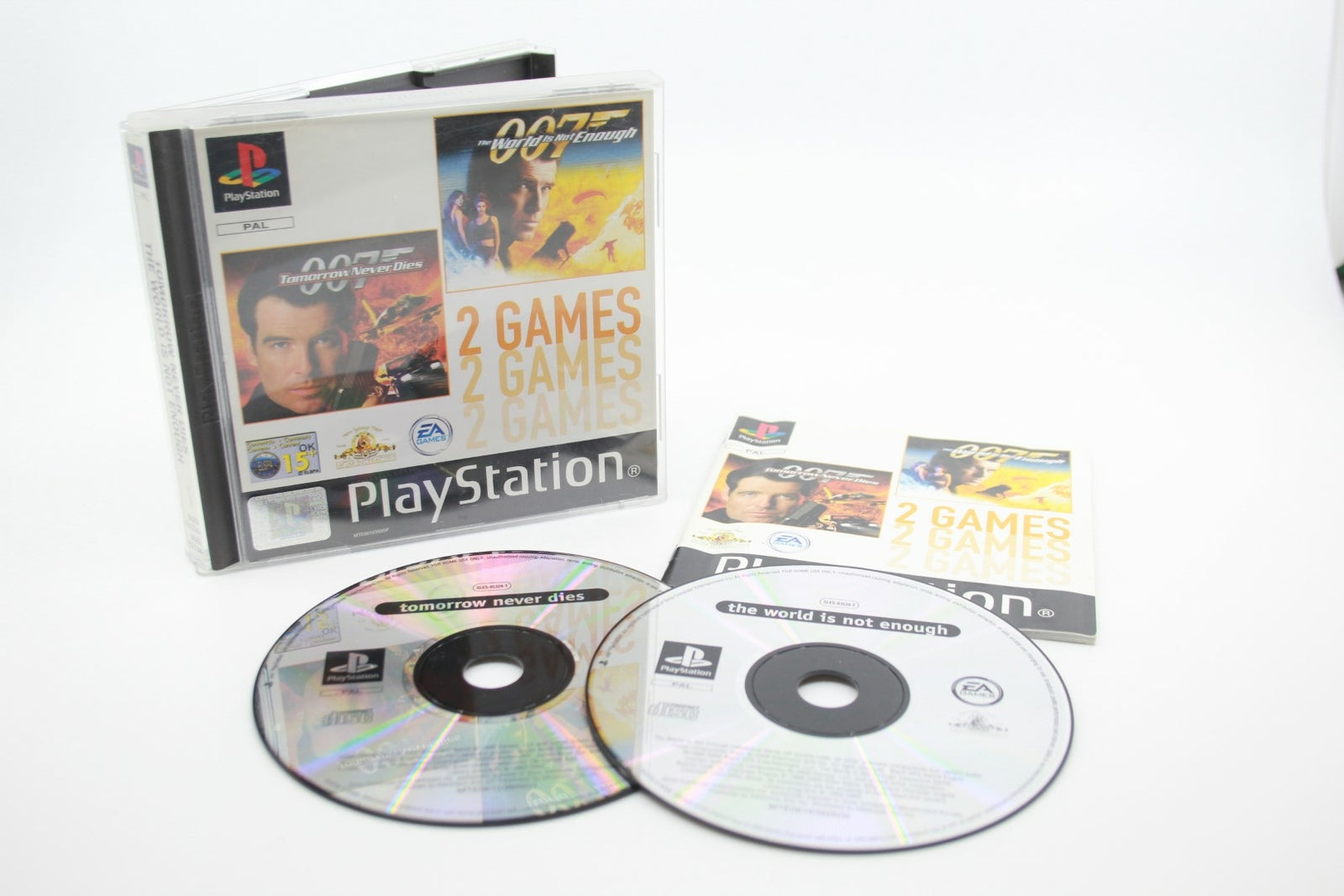 007: Tomorrow Never Dies & World Is Not Enough - 2 Game (PS1) [PAL] -