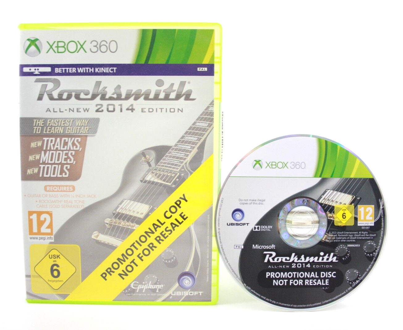 Rocksmith All-New 2014 Edition [PROMO COPY] - Xbox 360 [PAL] - WITH WARRANTY