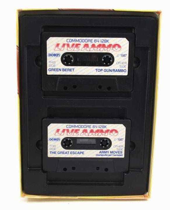 Live Ammo - Sinclair Spectrum 48K (1986) Great Escape Top Gun Green Beret Rambo