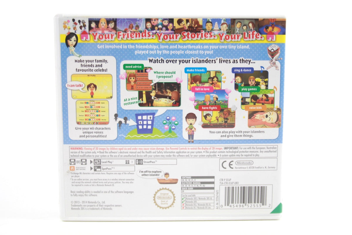 **GENUINE** Tomodachi Life (3DS) [PAL] - WITH WARRANTY