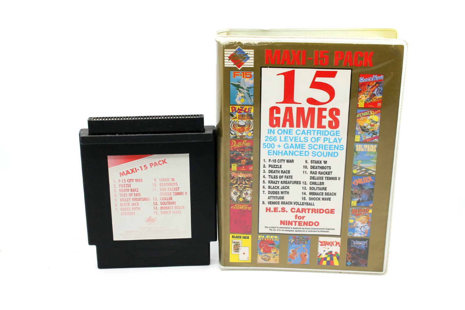 Maxi-15 Pack HES (NES) [PAL] - WITH WARRANTY