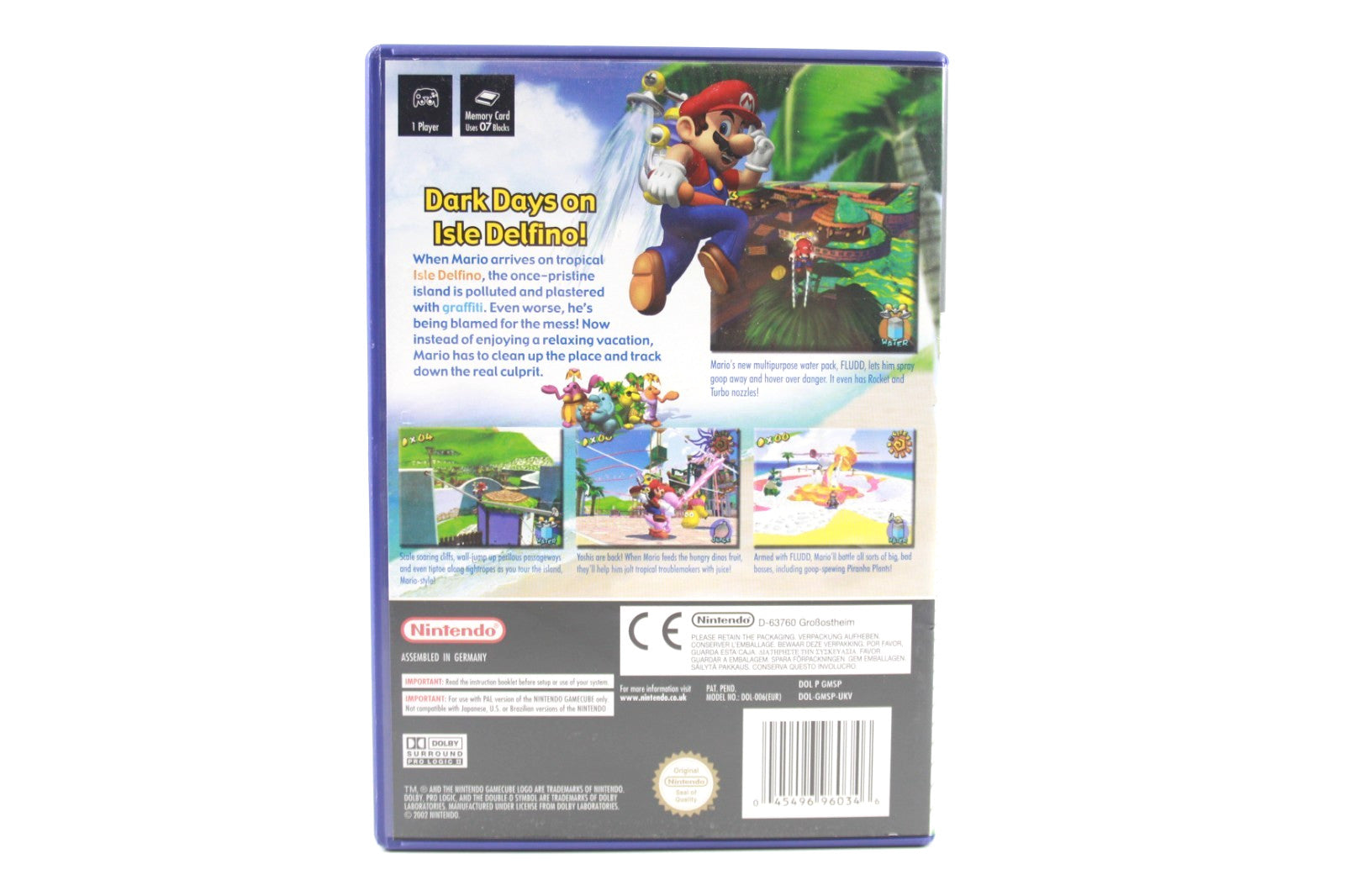 Super Mario Sunshine - Nintendo GameCube [PAL] - WITH WARRANTY