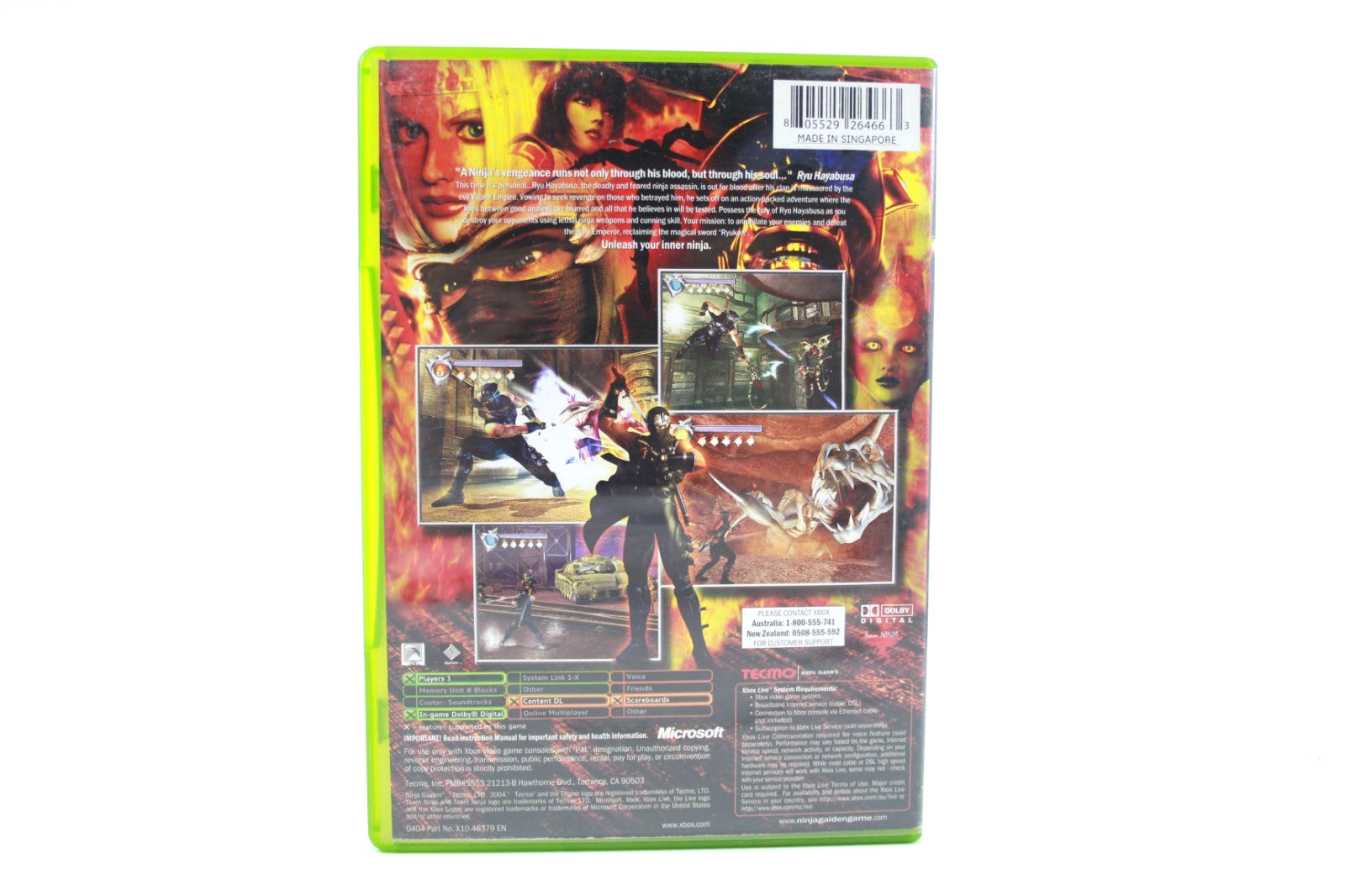 Ninja Gaiden - Xbox [PAL] - WITH WARRANTY