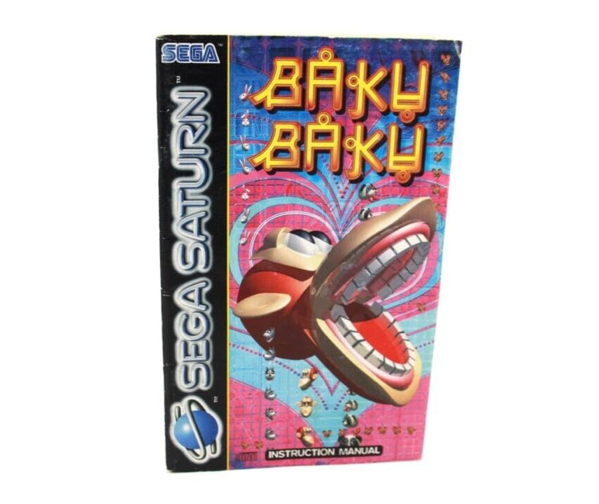 Baku Baku - SEGA Saturn ***Manual Only***